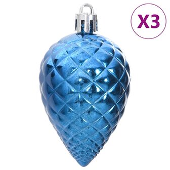 Kerstballen 98 st &Oslash;3/4/6 cm blauw 7