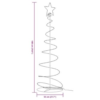 Lichtkegel 120 warmwitte LED&amp;apos;s 180 cm 10