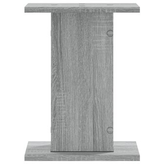 Speakerstandaards 2 st 30x30x40 cm bewerkt hout grijs sonoma 5