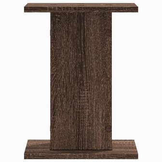 Speakerstandaards 2 st 30x30x40 cm bewerkt hout bruin eiken 5