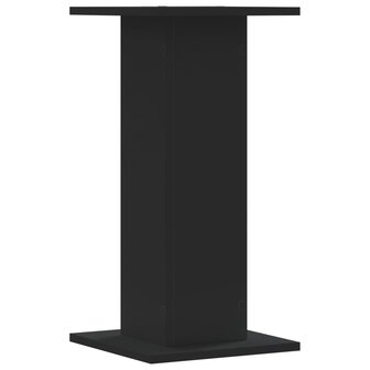 Speakerstandaards 2 st 30x30x60 cm bewerkt hout zwart 6