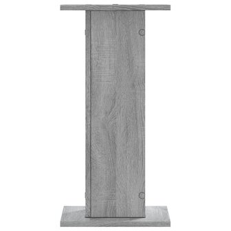 Speakerstandaards 2 st 30x30x60 cm bewerkt hout grijs sonoma 5