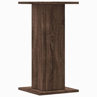 Speakerstandaards 2 st 30x30x60 cm bewerkt hout bruin eiken 6