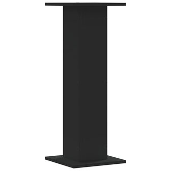 Speakerstandaards 2 st 30x30x80 cm bewerkt hout zwart 6