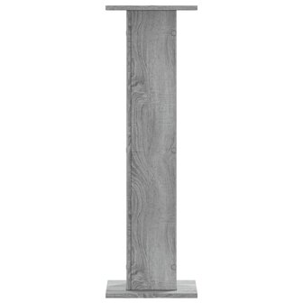 Speakerstandaards 2 st 30x30x95 cm bewerkt hout grijs sonoma 4