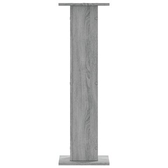 Speakerstandaards 2 st 30x30x95 cm bewerkt hout grijs sonoma 5