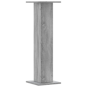 Speakerstandaards 2 st 30x30x95 cm bewerkt hout grijs sonoma 6