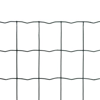 Euro hek 10x0,8 m staal groen 2