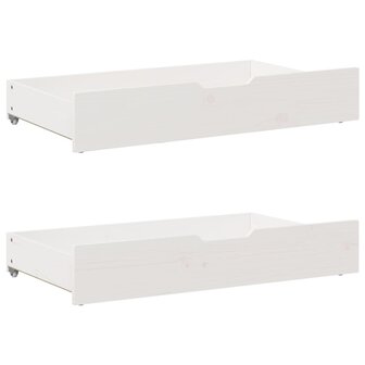 Bedlades 2 st 95x55x16 cm massief grenenhout 1