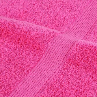 Badhanddoeken SOLUND 4 st 600 g/m&sup2; 70x140 cm roze 6