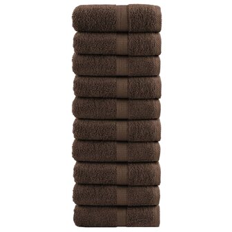 Gastendoekjes SOLUND 10 st 600 g/m&sup2; 30x30 cm bruin 1