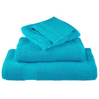 Gastendoekjes SOLUND 4 st 600 g/m&sup2; 30x30 cm turquoise 4