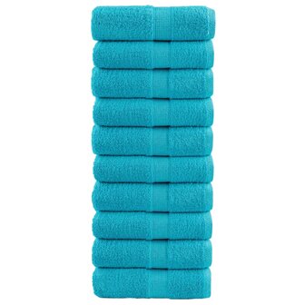 Gastendoekjes SOLUND 10 st 600 g/m&sup2; 30x50 cm turquoise 1