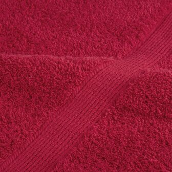 Handdoeken SOLUND 4 st 600 g/m&sup2; 50x100 cm rood 7