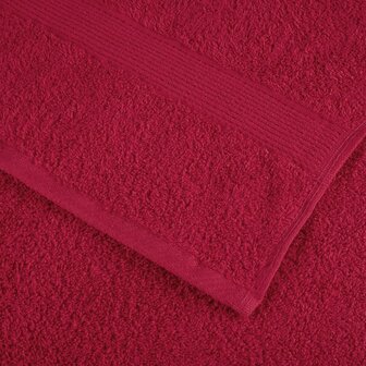 12-delige Handdoekenset SOLUND 600 g/m&sup2; rood 5