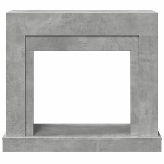 Haardombouw 100x30x87,5 cm bewerkt hout betongrijs 4