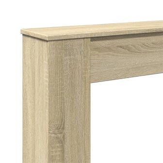 Haardombouw 100x20x100 cm bewerkt hout sonoma eikenkleurig 7