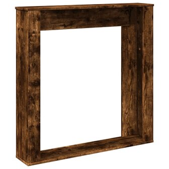 Haardombouw 100x20x100 cm bewerkt hout gerookt eikenkleurig 6