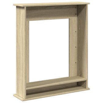 Haardombouw 75x20x87,5 cm bewerkt hout sonoma eikenkleurig 6