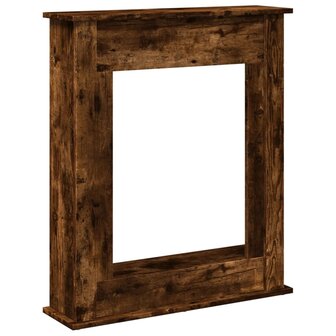 Haardombouw 75x20x87,5 cm bewerkt hout gerookt eikenkleurig 2