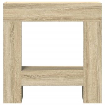 Haardombouw 81x18x82 cm bewerkt hout sonoma eikenkleurig 4