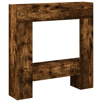 Haardombouw 81x18x82 cm bewerkt hout gerookt eikenkleurig 2