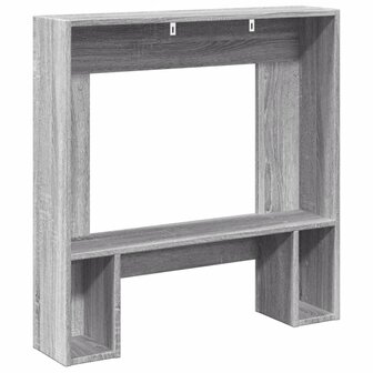 Haardombouw 81x18x82 cm bewerkt hout grijs sonoma eikenkleur 6