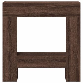 Haardombouw 81x18x82 cm bewerkt hout bruin eikenkleurig 4