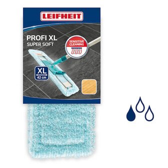 Leifheit Mopdoek Profi Extra Soft blauw 55116 3