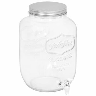 Drankdispensers 2 st 8050 ml glas 3