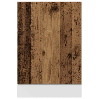 Vaatwasserpaneel 45x3x67 cm bewerkt hout oud houtkleurig 3