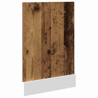 Vaatwasserpaneel 45x3x67 cm bewerkt hout oud houtkleurig 5