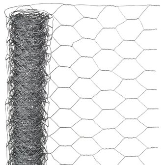 Nature Gaas zeshoekig 1x10 m 25 mm gegalvaniseerd staal 1