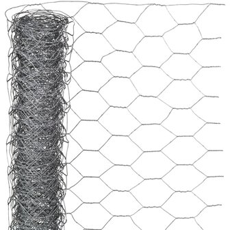 Nature Gaas zeshoekig 0,5x2,5 m 25 mm gegalvaniseerd staal 1