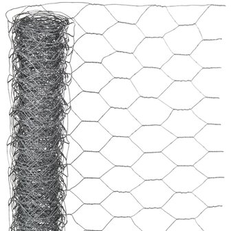 Nature Gaas zeshoekig 1x10 m 40 mm gegalvaniseerd staal 1