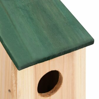 Vogelhuisjes 8 st 12x12x22 cm hout 7