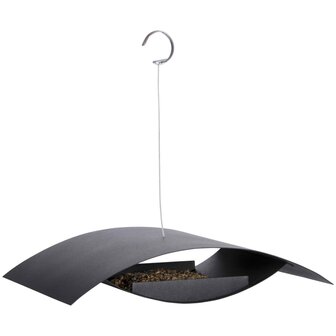 Esschert Design Vogelvoederbak hangend zwart S FB437 3