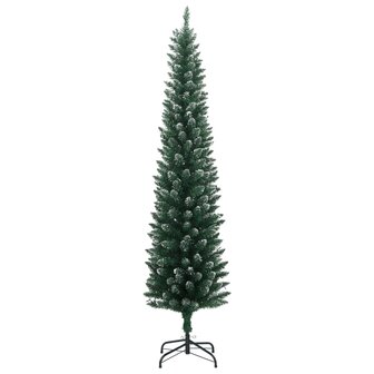 Kunstkerstboom smal met 150 LED&amp;apos;s 150 cm 3