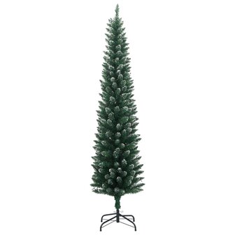 Kunstkerstboom smal met 300 LED&amp;apos;s 180 cm 3