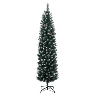 Kunstkerstboom smal met 300 LED&amp;apos;s 180 cm 2