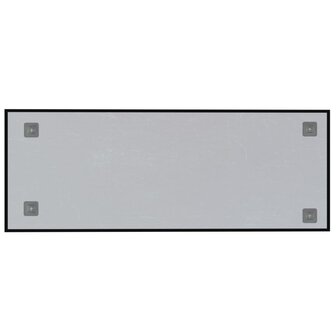 Magneetbord voor aan de wand 80x30 cm gehard glas zwart 4