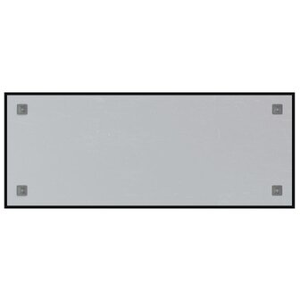 Magneetbord voor aan de wand 100x40 cm gehard glas zwart 4