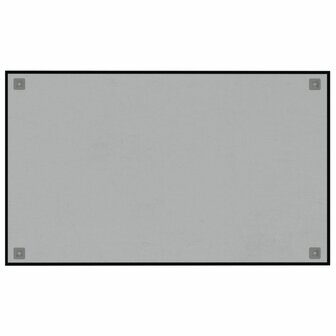 Magneetbord wandgemonteerd 100x60 cm&nbsp;gehard glas zwart 4