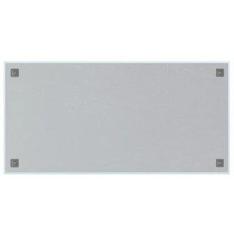 Magneetbord voor aan de wand 100x50 cm gehard glas wit 4