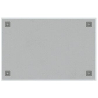 Magneetbord wandgemonteerd 60x40 cm&nbsp;gehard glas wit 4