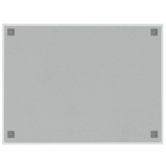 Magneetbord wandgemonteerd 80x60 cm&nbsp;gehard glas wit 4