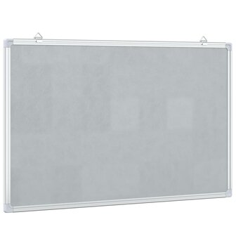 Whiteboard magnetisch 80x50x1,7 cm aluminium 4