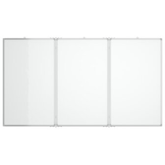 Whiteboard magnetisch inklapbaar 120x80x1,7 cm aluminium 3