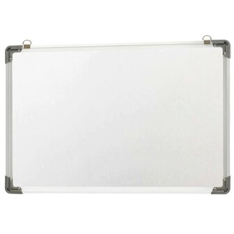 Whiteboard magnetisch 60x40 cm staal wit 4