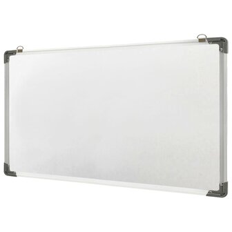 Whiteboard magnetisch 110x60 cm staal wit 4